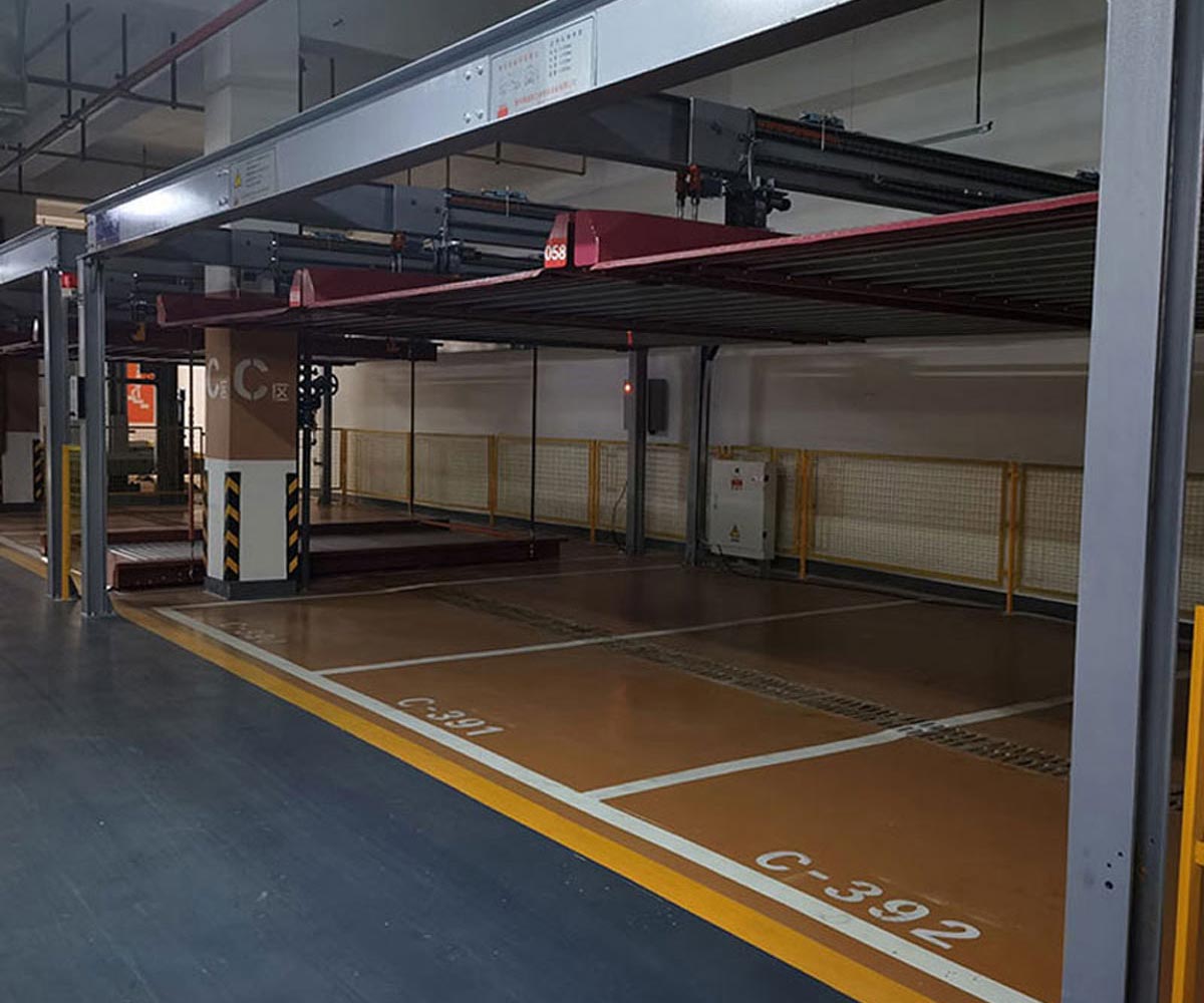 通江二柱式簡易升降類立體車庫